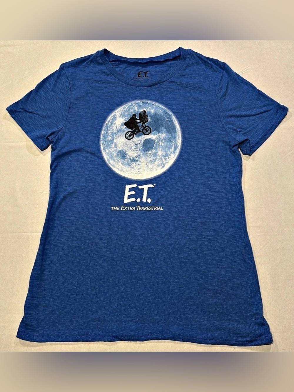 E.T. The Extra-Terrestrial Medium Blue Moon Bicycle Graphic T-Shirt